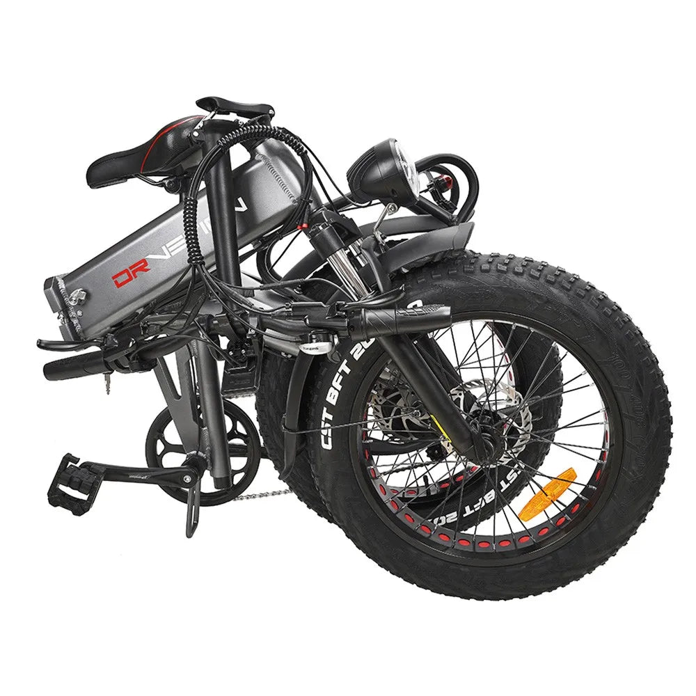 DrveTion BT20 faltbares Elektrofahrrad 20*4,0 Zoll dicke Reifen 10 Ah Akku 40-60 km Reichweite 750 W Motor 45 km/h Max. Geschwin