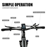 Full Suspension Off Road Electric Mountain Bike  CMACEWHEEL TP26 Fat E-MTB