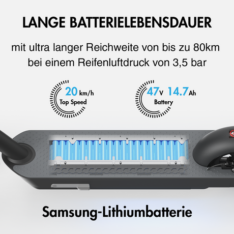 OKAI ES30 Electric Scooter 350-700W Motor 48V 14.7AH Battery MaxSpeed 25KM Range 80KM Dual Disc Brake Front Suspension 100kg
