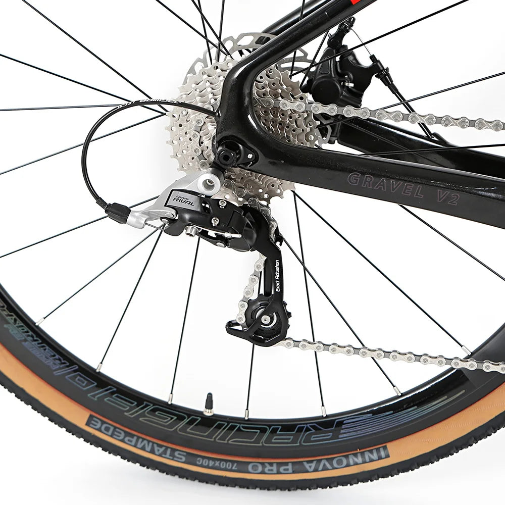 XC Racing Gravel 700c 24 Speed Twitter Bicycle Road Bike Carbon