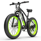 LANKELEIS XC4000 48V Electric Mountain Bike Aluminum Alloy Frame Rear Hub Motor Fat Bike 48V Lithium Electric Mountain Bike