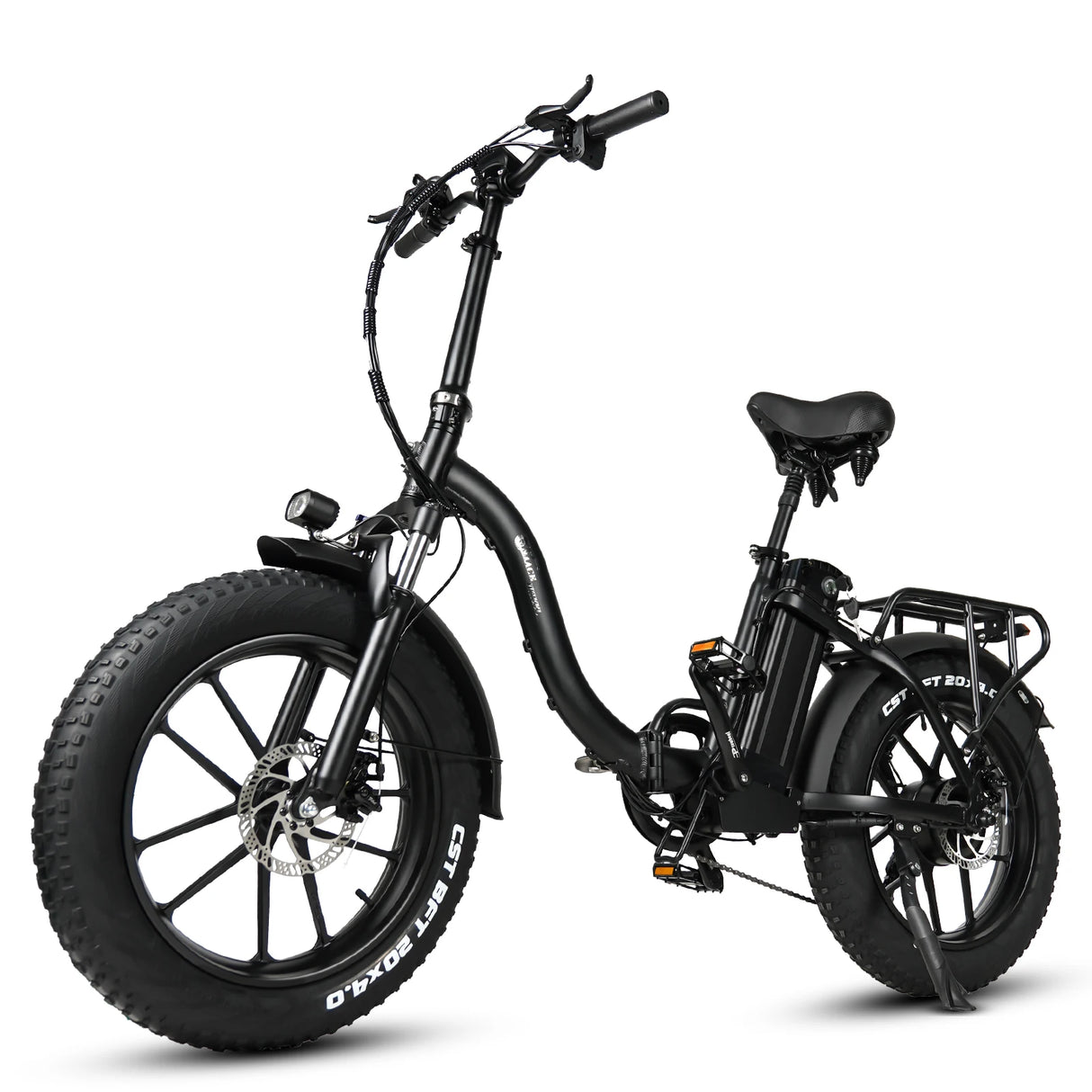 CMACEWHEEL Y20 Plus 48v Folding Electric City Bike with 20Ah Battery Smart Digital Type App Support Step through Fat Tire Ebike