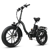 CMACEWHEEL Y20 Plus 48v Folding Electric City Bike with 20Ah Battery Smart Digital Type App Support Step through Fat Tire Ebike