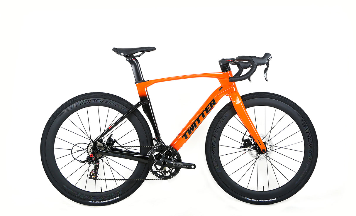 Twitter Road Bike GRAVEL V2 RS 24S Alloy Wheel aero Racing Bicycle Road Bikes 700c Carbon Fiber Bicycle