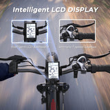 48V 13A Long Rang 24*4" Fat Tyre All Terrain Electric Mountain Bike Lockable Suspension 750W 45KPH Fast Ebike With Rear Rack