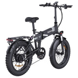 1000W 48V 15AH 45 km/h 80km Ridstar H20 Klapp-Elektro fahrrad mit 20 Zoll fetten Reifen vorne und hinten Doppel hydraulik federu