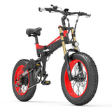 LANKELEISI X3000Plus-UP 20 Inch 4.0 Electric Bike with 48V 4.0 Power-up Snow E-Bike Featuring a Fat Tire Lithium Battery Supply