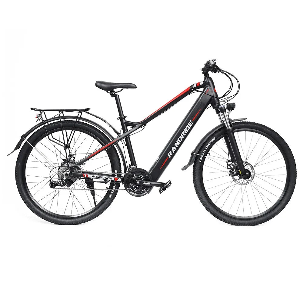 RANDRIDE Y90 Elektrofahrrad 500 W Motor 40 km/h Max. Geschwindigkeit 48 V 13.6 Ah Akku 90 km Max. Reichweite 27,5*1,95'' Reifen