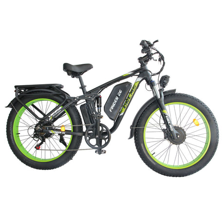 SMLRO Finder 26 V3 Electric Mountain Bike 52V25ah Dual Motor 1000W*2 Maxspeed62km/h 26*4.0 Tire 7Speed Aluminum Alloy Frame