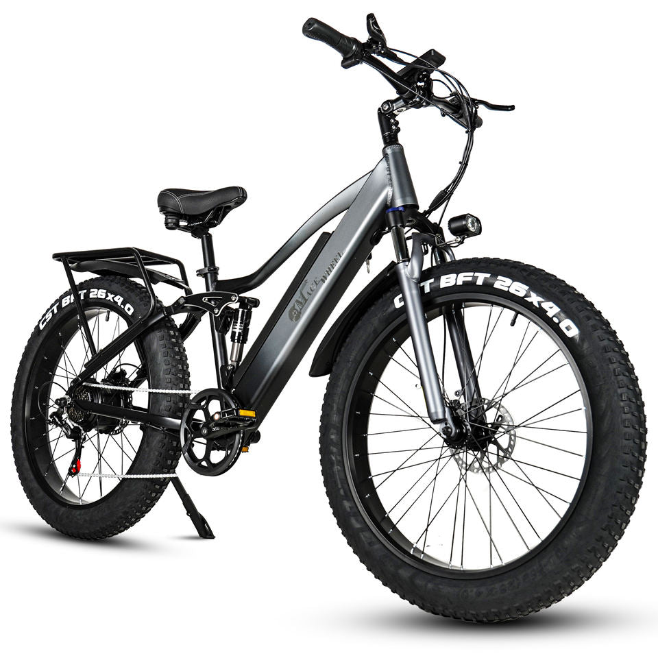 Full Suspension Off Road Electric Mountain Bike  CMACEWHEEL TP26 Fat E-MTB