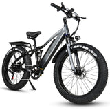 Full Suspension Off Road Electric Mountain Bike  CMACEWHEEL TP26 Fat E-MTB