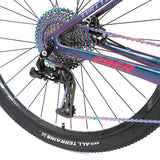 Bike Mountain Holographic Color LEOPARD XS M7100 24S air Suspension Carbon Bikes T800 Inner Cable MTB Bicycle