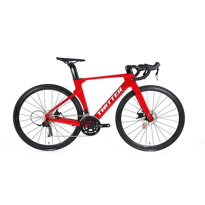 OEM  56cm Hidden Cable 700C  Disc Brake Carbon Fiber Road Bike Bicycle