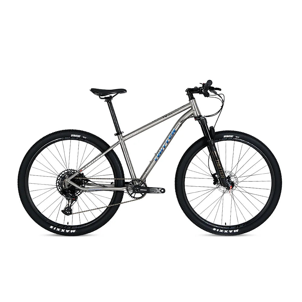 Twutter Bicycle Factory WERNER 27.5 29 Inch Titanium Alloy Mountain Bike SX 12 Speed XC Level Disc Brake Mtb Mountain Bicycle