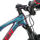 Twitter Mtb Suspension Holographic Color Carbon Fiber Mountain Bicycle GX-12 Speed Mtb Frame Full Suspension