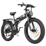 Ridstar H26 Pro Elektro fahrrad, 26*4,0 Zoll fette Reifen 1000W Motor 48V/20Ah Batterie 36mph Höchst geschwindigkeit 90km Reichw