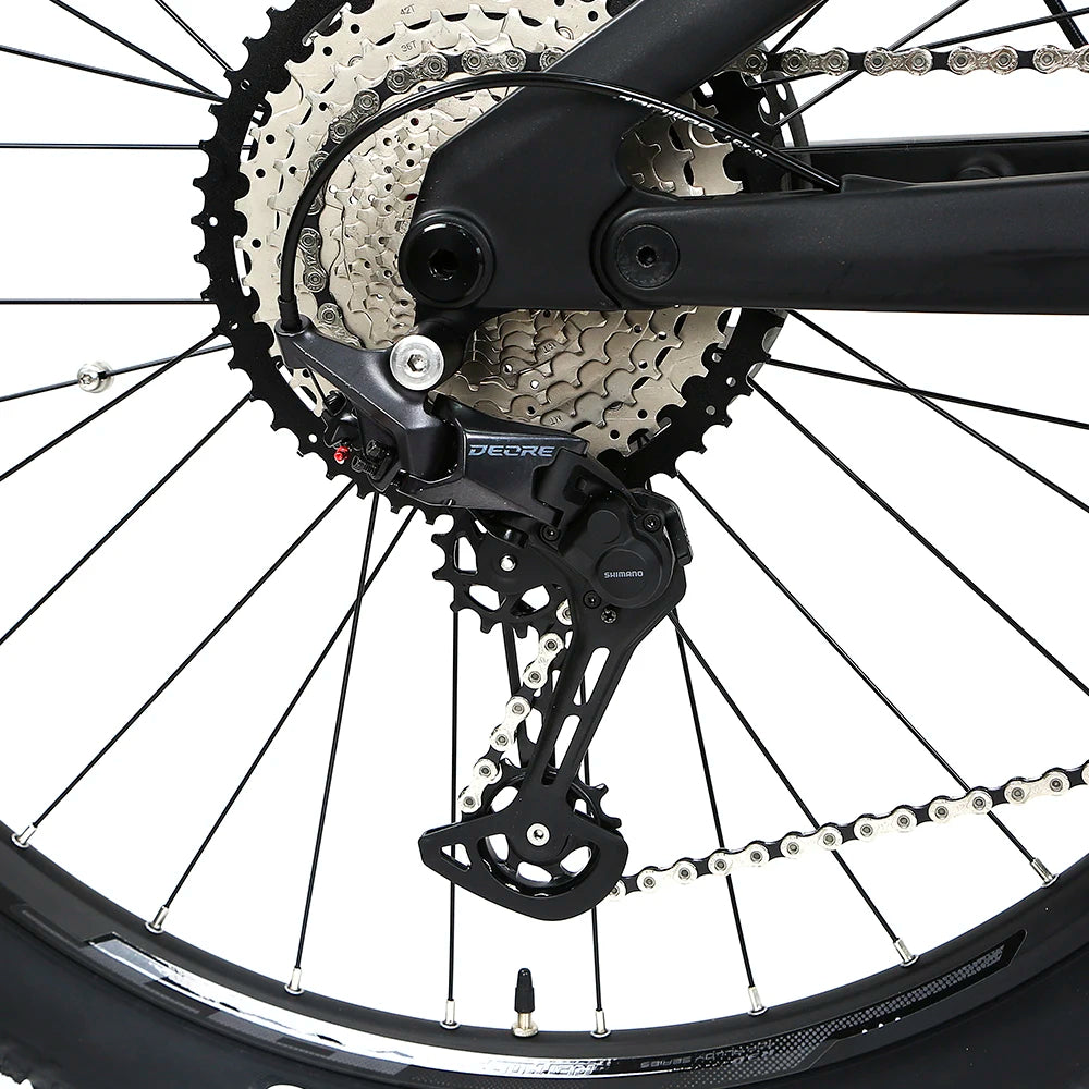 2023 TWITTER Newest 27.5 29 Er Mid Drive E Bike Mountain E Bike Battery 36V  Frame Full Suspension Electric Mountain Bike