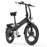 For G660 Foldable Electric City Bike with Central Motor Digital Electronic 25 Speed 45km Range