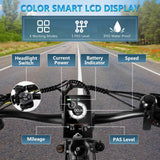 EU USA Stock 48V 15AH Fat Tire Electric Mountain Long Rang Bicycle 750W LCD Display Sport Ebike Wholesale for Adults