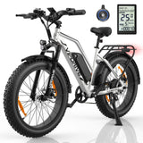 EU 500W 750W 45KPH Fast Electric Mountain Bike 24*4" Fat Tyre 48V 13AH Long Rang MTB EU Warehouse Females Step-Thru Ebike
