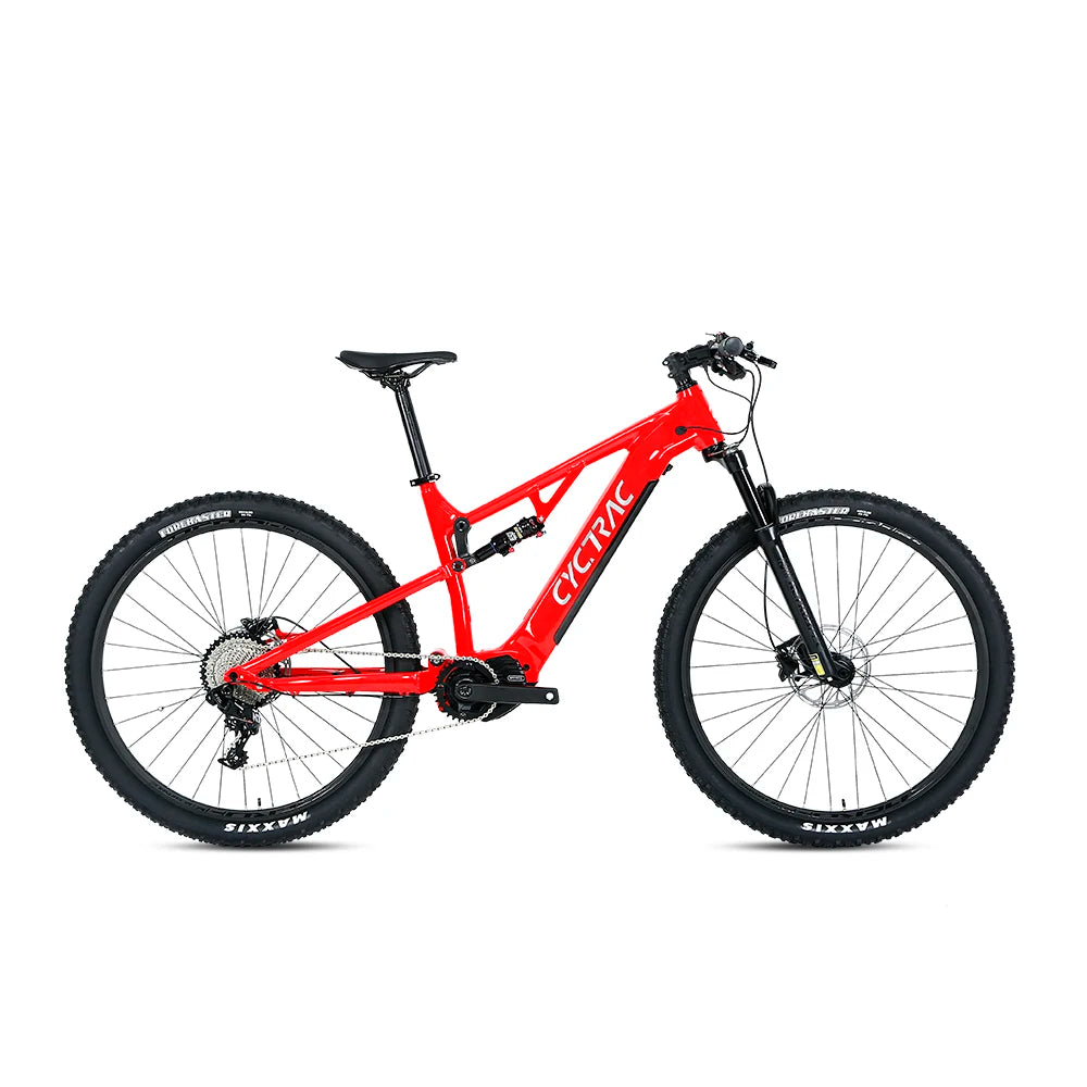 Electric Bicycle EM6 E Ebike Bafang M510 Mid Motor Mtb Bike NX-11S Full Suspension Carbon Electric Mountain Bikes