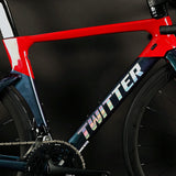 2022 TWITTER Bike AURORA Disc Brake Carbon Fiber Frame Full Hydraulic Disc Brake Cycling Road Bike
