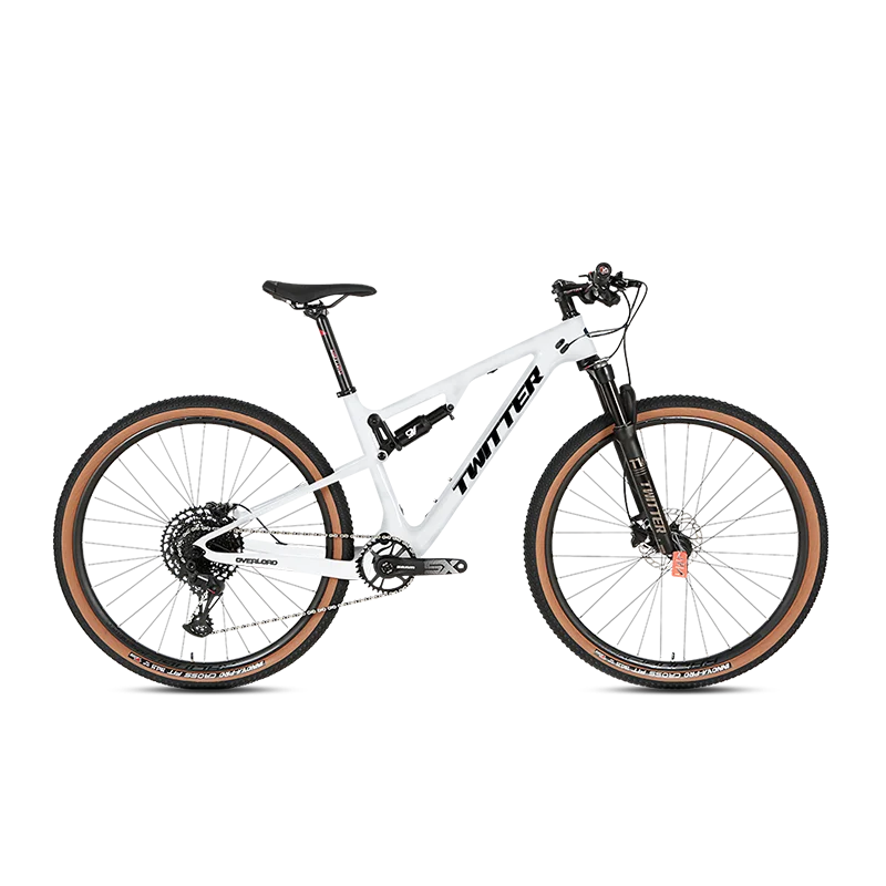 Twitter Suspension Carbon Mountain Bike for Sale OVERLORD 12speed  29inch Mountain Bike Full Suspension Bicycles Mountain Bike