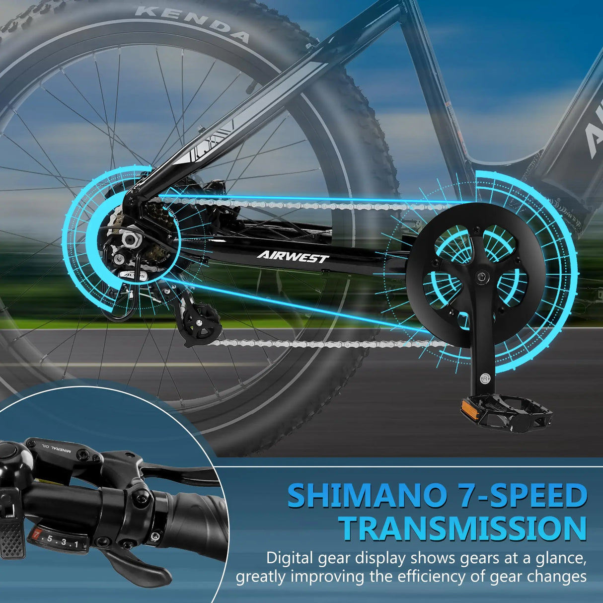 EU USA Stock 48V 15AH Fat Tire Electric Mountain Long Rang Bicycle 750W LCD Display Sport Ebike Wholesale for Adults