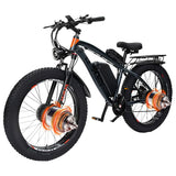 GUNAI GN88 Elektro-Mountainbike 26*4,0 Zoll dicke Reifen 1000 W*2 Motoren 55 km/h Max-Schnelligkeit 48 V 22 Ah-Batterie 130 km R
