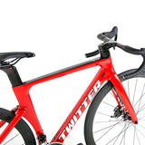 Twitter New Model R3 Road Bicycle Carbon Fiber Aero-racing Frame Disc Brake RS-22 Speed Bikecycle