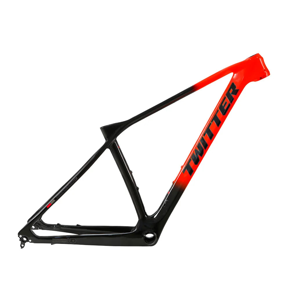 Chinese Factory Direct Mtb Bike 29 Er Mountain Bicycle Frame Bicycle Parts Thru Axle Disc Brake Carbon Frame Mountain Bike