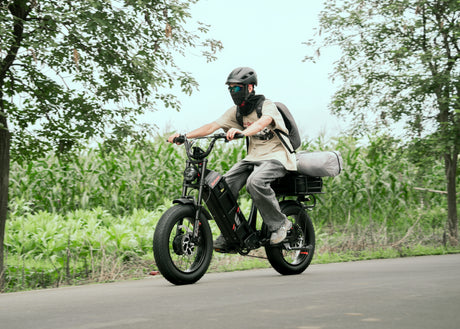 Eahora Juliet III 2000W Dual Motor 52V 60ah Battery 7-Speed Dual Brake Full Suspension 20*4.0 Fat Tire Electric Mountain Bike