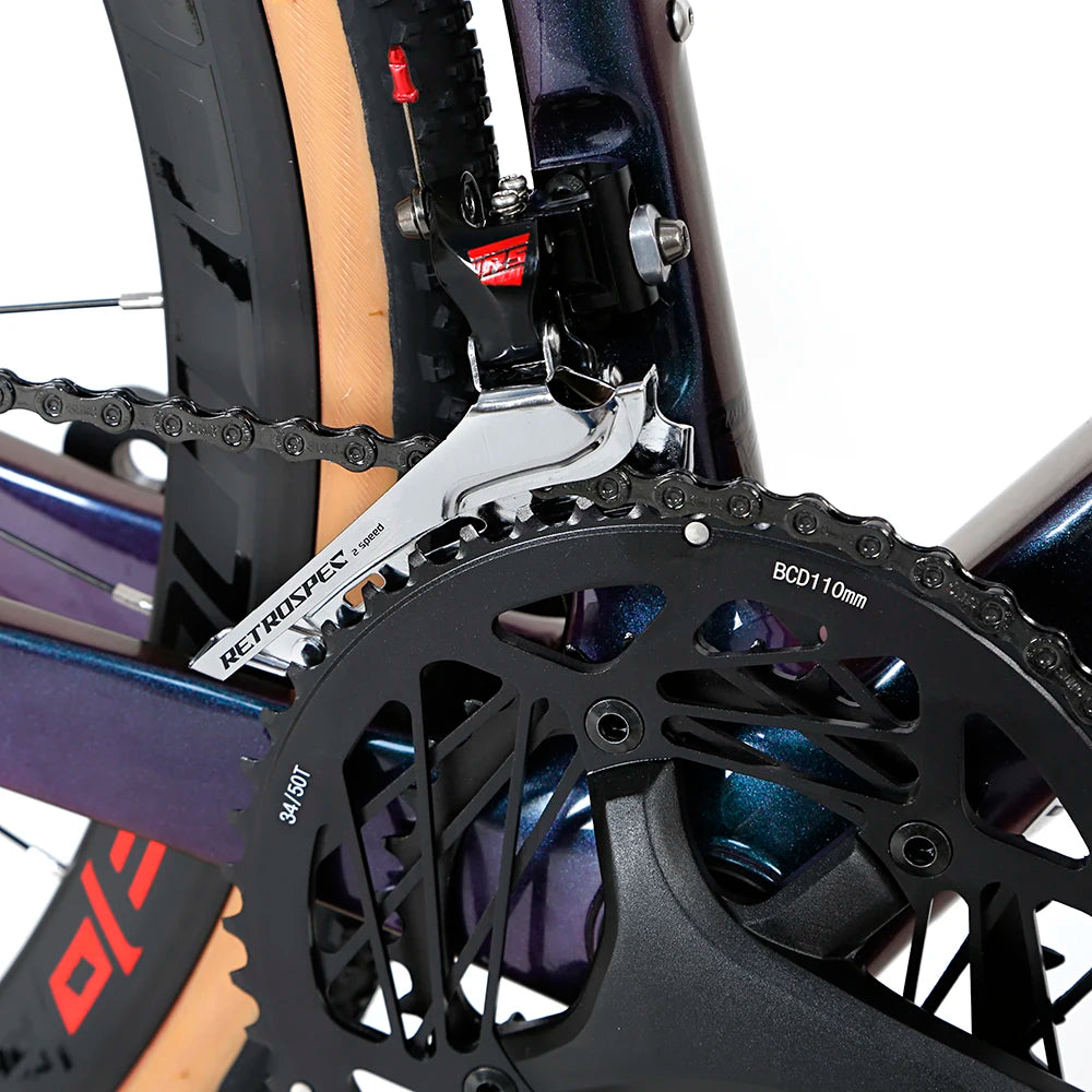 Light Weight 40C Carbon Fiber Frame  Racing 700C Road Bicycle Gravel Bike  for Sale
