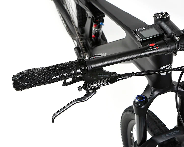 E Bike Manufactures New Model EM19 Enduro E Bike M820+36V15A Dual Suspension Electric Mtb Carbon Fiber Ebike for Hot Sale
