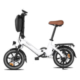 City Bodywel T16 PRO Mini Folding Electric Bike 250W 36V 7.8AH Upgrade Rear Shelf with Lithium Battery Power Supply