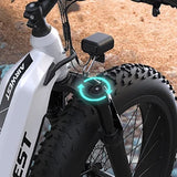 US Stock 48V 15AH Fat Tire Electric Mountain Long Rang Bicycle 750W Aluminum 7-Speed Best Sport Integrated Ebike for Adults