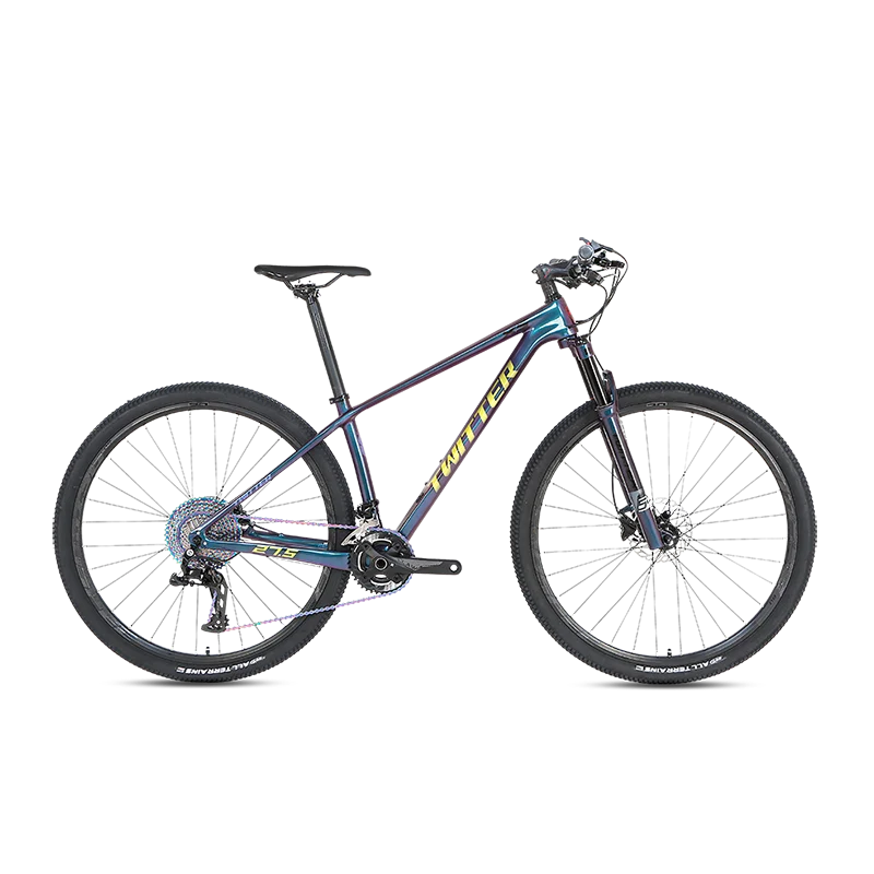Bike Mountain Holographic Color LEOPARD XS M7100 24S air Suspension Carbon Bikes T800 Inner Cable MTB Bicycle
