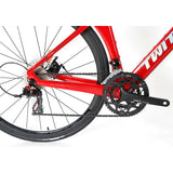 TWITTER Cheap Carbon Road Bike  Full Inner-Cable R10 Disc Brake Professional Road Bike 24speed Complete Carbon Road Bike 700C