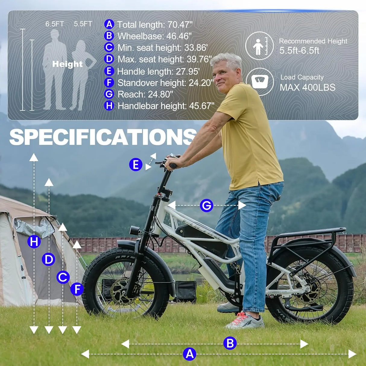 Hot Sale 48V Lithium Battery Adult Electric Bicycle All Terrain Full Suspension LCD Color Display Aluminum Alloy Fat Tire Ebike