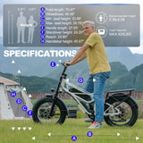 Hot Sale 48V Lithium Battery Adult Electric Bicycle All Terrain Full Suspension LCD Color Display Aluminum Alloy Fat Tire Ebike