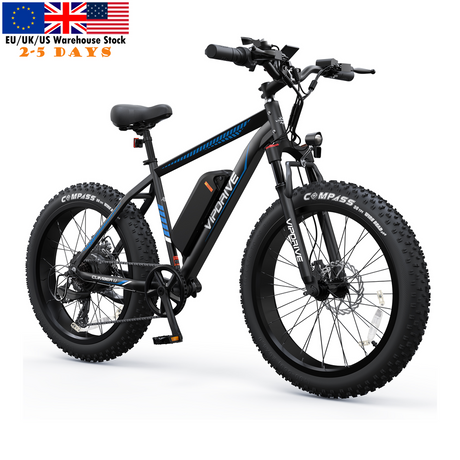 USA Stock 48V 13AH 500W Fat Tire Mountain Off-Road Electric Bike Long Range LCD Display Sport Fast Ebike for Adults