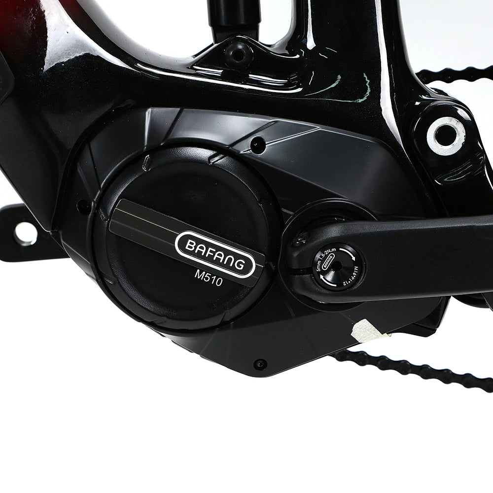 2023 New Design E Bike Frame Full Suspension Bafang Mid Drive Motor Electric City Bike Aluminum Alloy E Bike
