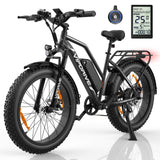 EU 500W 750W 45KPH Fast Electric Mountain Bike 24*4" Fat Tyre 48V 13AH Long Rang MTB EU Warehouse Females Step-Thru Ebike