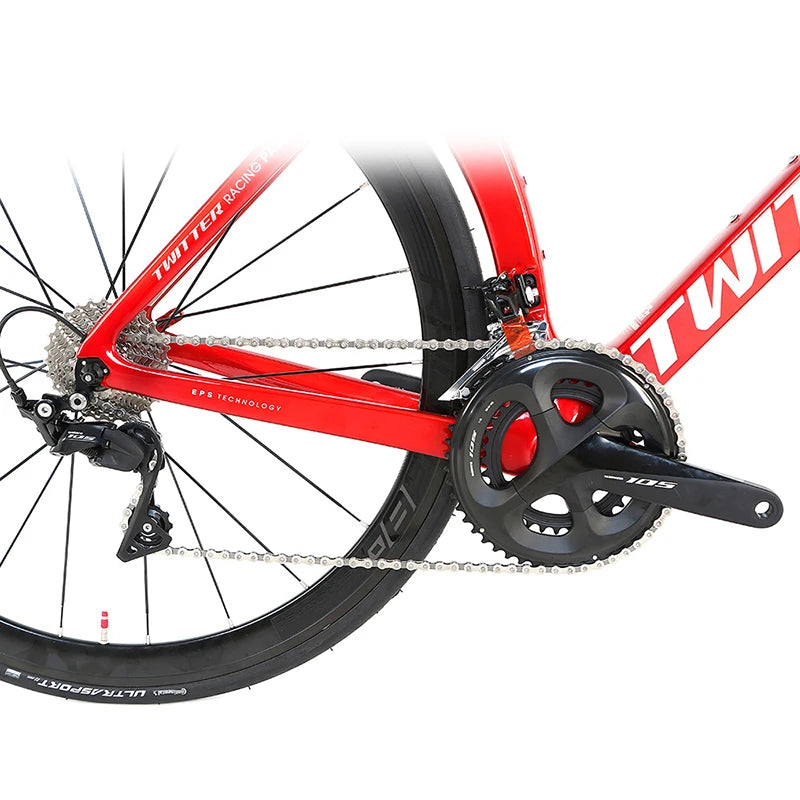 Twitter Carbon Fiber Road Bike Thunder-C Brake 105 Groupset 22speed Professional Road Bike 700C Racing Carbon Road Bike Bicycle