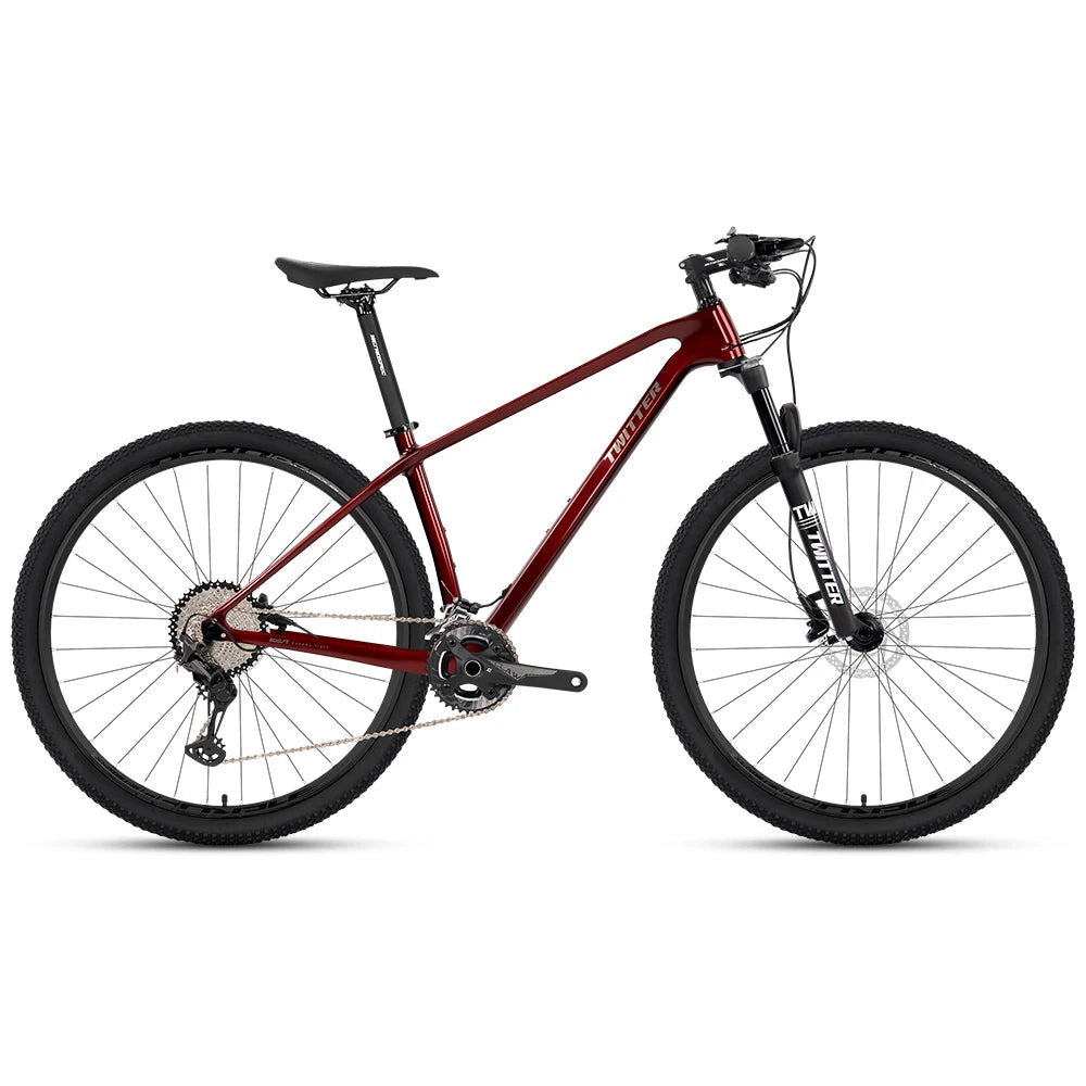 WARRIORpro Boost M6100-12S Carbon Fiber 29er Inch Bicycle Mountain Bike MTB Frame with Aluminum Fork