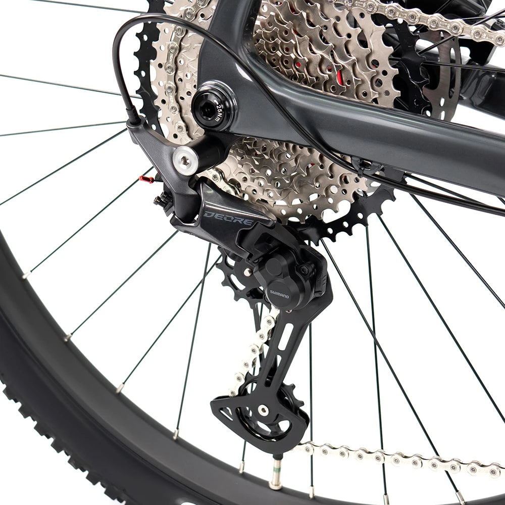 EM5  ROCKSHOX Fork Wheeltop EDS Electronic Transmission Bafang M560 500w Electric Mountain Bike for Men 48V Ebike Bicycle Cycle