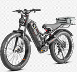 Eahora Romeo Pro Full Suspension Electric Bike Single Motor 1200W/2500W 48V 60Ah/52V 60ah 7-Speed 32Km/H Speed 70-120Km Range