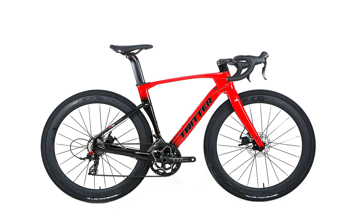 Twitter Road Bike GRAVEL V2 RS 24S Alloy Wheel aero Racing Bicycle Road Bikes 700c Carbon Fiber Bicycle