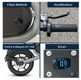 YEEP.ME Q1 350W Folding Electric Bike with 36V 7.8ah 280WH Removable Battery Maxspeed 25km/h Aluminum Frame 35*56cm Wheel Size