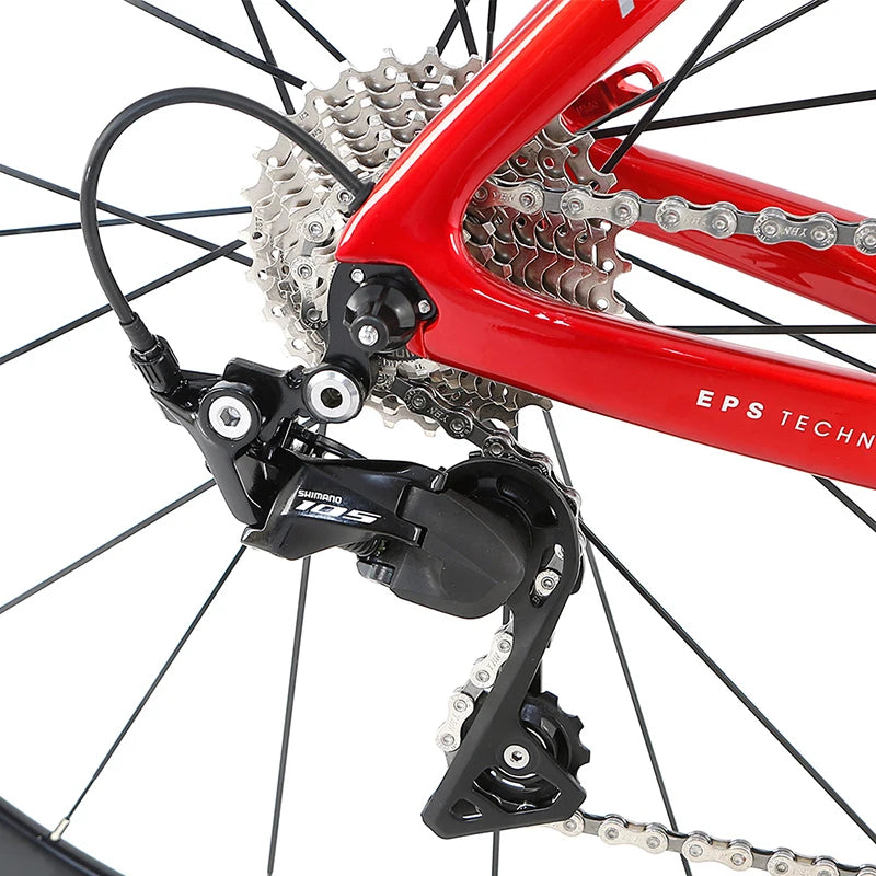 New Arrival Twitter Thunder 700C Carbon Road Bike  Inner Cable R7000/105 Road Bike Carbon Fiber Bicycle